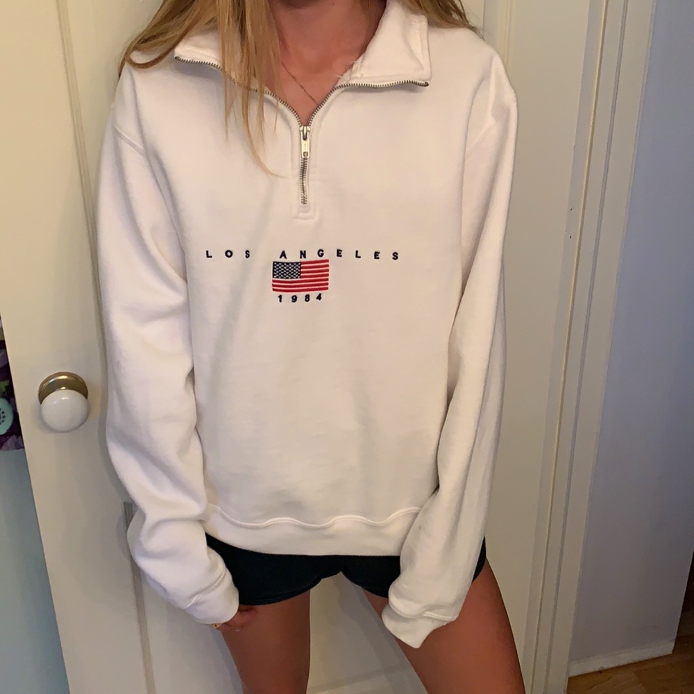 Brandy Melville Half Zip LA